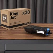 Kingjet Kyocera Uyumlu TK-3430 Standart Kapasiteli (20'li Paket) Çipli Muadil Toner | Ecosys MA5500IFX
