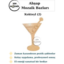 Zen Mozaik Kolay Mozaik Yapım Bazı | Boyama ve Mozaik Yapımına Uygun Hazır Şablonlu Ahşap Zemin