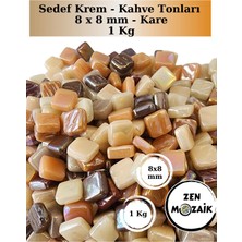 Zen Mozaik Sanatsal Mozaik Çalışmalarınız Için Karışık Renkli Cam Mozaik Taşları - 1 kg