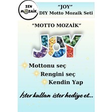 Zen Mozaik Joy Kendin Yap Mozaik Seti  Masaüstünde Ayakta Durabilen Aksesuar Obje