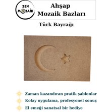 Zen Mozaik Kolay Mozaik Yapım Bazı | Boyama ve Mozaik Yapımına Uygun Hazır Şablonlu Ahşap Zemin