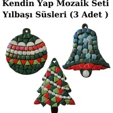 Zen Mozaik Kendin Yap Mozaik Yılbaşı Süsleri Seti - Yılbaşı Ağacını Özgün Tasarımlarınla Süsle!