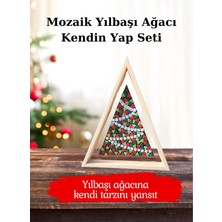 Zen Mozaik Kendin Yap Mozaik Yılbaşı Ağacı Seti -  Yılbaşı Ağacına  Kendi Tarzını Yansıt