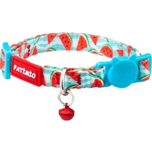 Patimio Watermelon Ayarlanabilir, Güvenlik Kilitli Çıngıraklı Kedi Boyun Tasması
