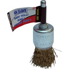 Bezos 10143 12 mm Sarı Telli Pimli Kalem Fırça