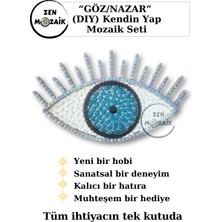 Zen Mozaik Ahşap Sablonlu Kendin Yap Mozaik Seti – Her Seviyeye Uygun Sanatsal Etkinlik Seti