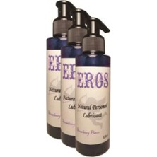 Bezos Strawberry Flavor Personal Lubricant 375 ml Çilek Aromalı Kayganlaştırıcı x 3 Adet