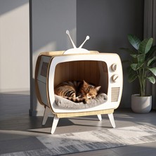 Mezora Kedi Evi Kedi Yatağı Köpek Yatağı Köpek Evi 20.5X45X30