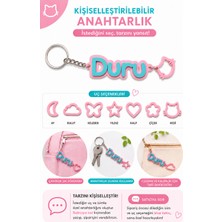 Dual Kişiselleştirilebilir Isimli Anahtarlık/ Çanta Süsü