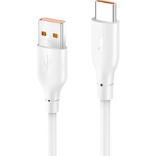 Bezos DC65 USB To 1m 3.0A Kablo - Beyaz