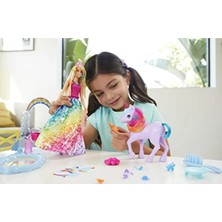 TeknoKapsül Barbie Dreamtopia Bebek ve Tek Boynuzlu At GTG01