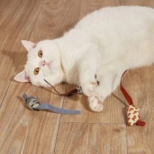 Eco Lounge Peluş Fare Kedi Oyuncağı 3 Adet
