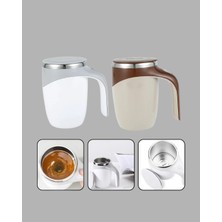 Eco Lounge Manyetik Karıştırıcı Kupa USB Şarjlı Otomatik Karıştırma Çift Katmanlı