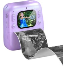Eco Lounge Çocuk Dijital Fotoğraf Makinesi Anında Baskı ve 4 Rulo Kağıt 5 Kalem Hediye
