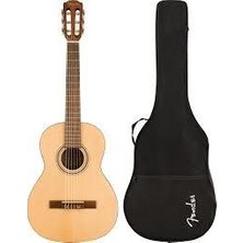 Fender Cn-30 Ceviz Klavye Naturel Gig Bag Dahil 3/4 Klasik Gitar