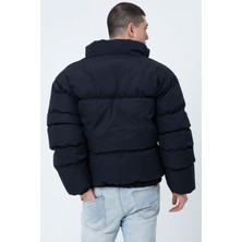 Garen Erkek Siyah Oversize Bomber Su Geçirmez Waterproof Mont Kaban