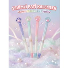 ÖZ OFİS Simli Cat's Paw Temalı Lüx 0.7 Uçlu Kalem - Yeni Sezon Kedi Patisi Uçlu Kalem Tekli