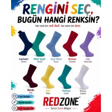 Redzone 8 'li Çılgın Renk Erkek Çorap