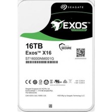 Verto Seagate Exos X16, ST16000NM001G, 3.5&amp;quot;, 16TB,  256MB, 7200 Rpm, 7/24 Enterprise, Data Center-Güvenlik-Nas-Server, HDD
