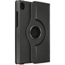Drop Tedarik Lenovo Tab M8 Kılıf 360 Tablet Deri Kılıf - Siyah