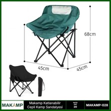 Marsilyan™- Katlanabilir Cepli Kamp Sandalyesi