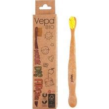 Vepa Bio Ahşap Çocuk Diş Fırçası Kraft Kutu