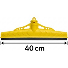 Mulpex Çekpas 40 cm Vidalı Sap Uyumlu | Yersil Çekçek Yer Çekçeği | Zemin Temizlik Aparatı -  Sarı