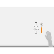 Yemek Kaşığı, Çorba Kaşığı, Made, Ergonomik Sap, Bulaşık Makinesinde Yıkanabilir, Turuncu