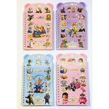 ÖZ OFİS Zootopia Temalı Sticker Defter 16 Sayfa Sticker 8 Sayfa Not Defteri Anahtarlık Hediyeli