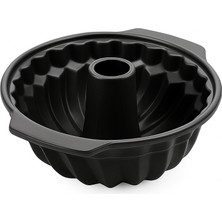 Greenpan Thermolon™ Yüzey Borulu Kek Kalıbı 24 cm | Pfas Içermeyen Yüzey | Karbon Çelik | Siyah