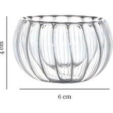 6’lı Cam Kase Seti – Isıya Dayanıklı, 6 cm Çaplı, Çok Amaçlı Şık Sunum Kaseleri, Çerez, Sos, Tatlı ve Çay Yanı Ikramlık Için