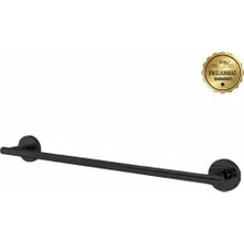 Premium Pirinç Lotus Uzun Havluluk 50 cm Mat Siyah