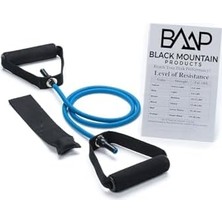 Black Mountain Products Single Resistance Band - Door Anchor And Starter Guide Included
