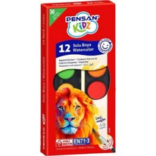 Pensan Kidz Sulu Boya 12 Renk - PE7003SB12