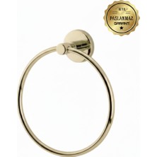 Premium Pirinç Lotus Yuvarlak Havluluk Gold