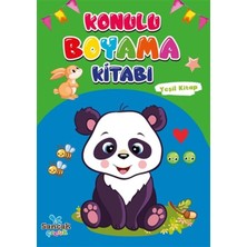 Sancak Çocuk Konulu Boyama Kitabı - Yeşil Kitap