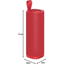 Outdoor 30 W Taşınabilir Bluetooth Hoparlör .toz ve Suya Dayanıklı IP67, Kırmızı (Xiaomi Türkiye Garantili)