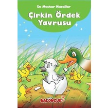 Baloncuk Kitap Çocuklar Için En Meşhur Masallar - Çirkin Ördek Yavrusu Hayal ve Odak Geliştirici Masallar