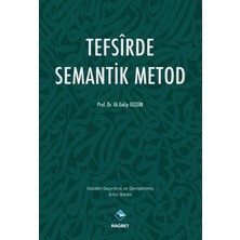 Rağbet Yayınları Tefsirde Semantik Metod