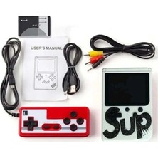 My Best Store Çift Kollu Mini Atari Oyun Konsolu Beyaz Renk Bluetooth Özellikli Oyun Cihazı - Elektronik