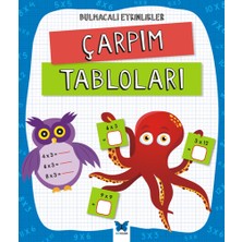 Mavi Kelebek Yayınları Bulmacalı Etkinlikler - Çarpım Tabloları