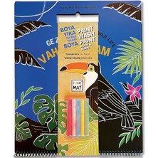 Akademi Çocuk Funny Mat Black Set Gezegenimiz Vahşi Yaşam (Tebeşirli)