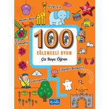 Parıltı Yayınları 100 Eğlenceli Oyun - Çiz Boya Öğren
