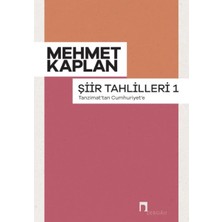 Dergah Yayınları Şiir Tahlilleri-1 Tanzimattan Cumhuriyet'e