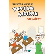 Fom Kitap Tavşan Bıdıbık Ders Çalışıyor