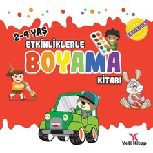 Yeti Kitap Etkinliklerle Boyama Kitabı 1 - (2-4 Yaş)