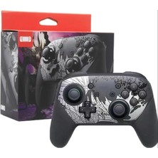 My Best Store Joystick Siyah Bluetooth Bağlantılı Nintendo Switch Uyumlu Kablosuz Gamepad Oyun Kolu