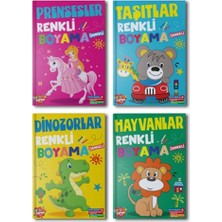 Boyama Zamanı Renkli Boyama 10 Set+1 Set (44 Kitap)