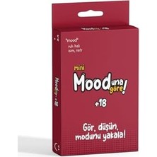 Mooduna Göre Mini +18 Kart Oyunu, 33 Fotoğraf Kartı ve 22 Durum Kartı, Çiftler Için