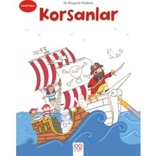 1001 Çiçek Kitaplar Ilk Boyama Kitabım - Korsanlar